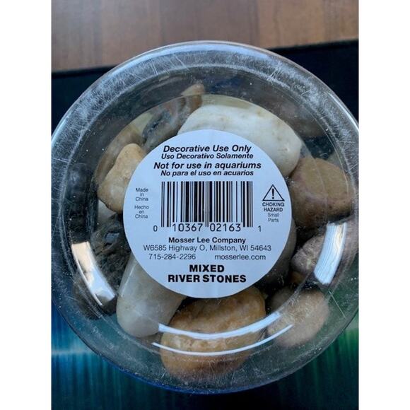 Mixed River Stone Pebbles for Vase filler, Terrariums, etc. - Picture 2 of 2